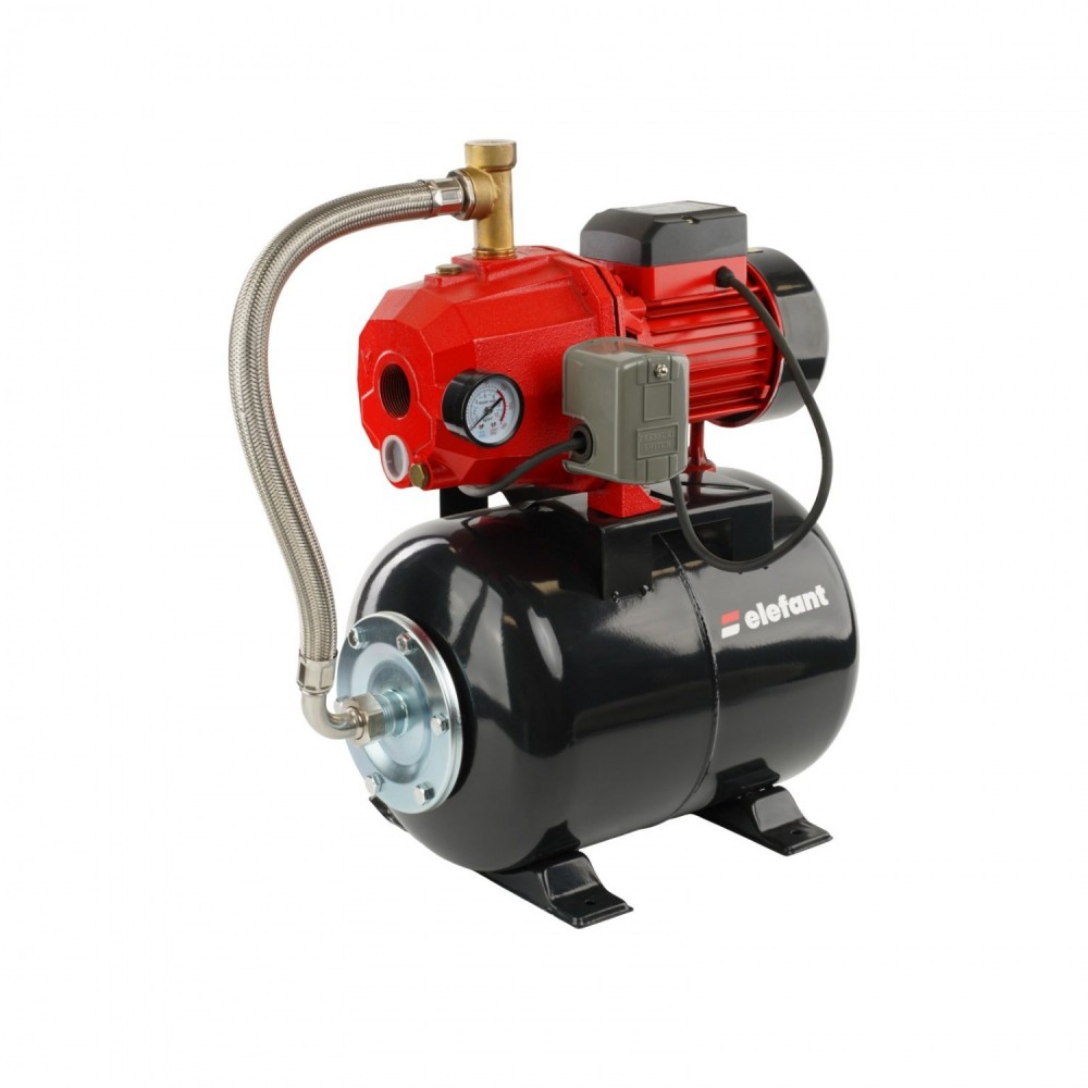 Хидрофорна помпа AQUATIC с цилиндричен съд, 750W, 25 м, 80 л/мин. - AutoDP255