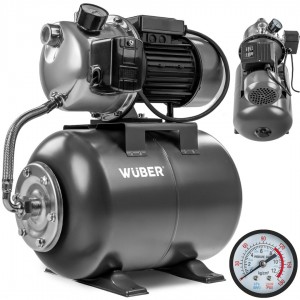 Хидрофорна помпа за чиста вода, едностъпална 750W (Инокс) - W11014
