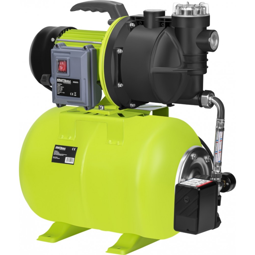 Монофазна хидрофорна помпа 24 литра, 1400W, 4800 л/ч - KD5273