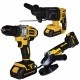 Комплект 3 в 1 акумулаторни инструменти 21V - JFTS003-DC