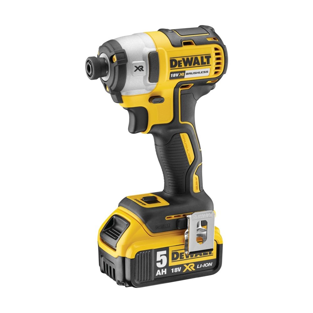 Комплект акумулаторни, безчеткови машини 18V 5Ah, DeWalt DCK305P3T