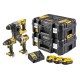 Комплект акумулаторни машини 18 V, DeWalt DCK377P3T; DCD708; DCF809; DCH273