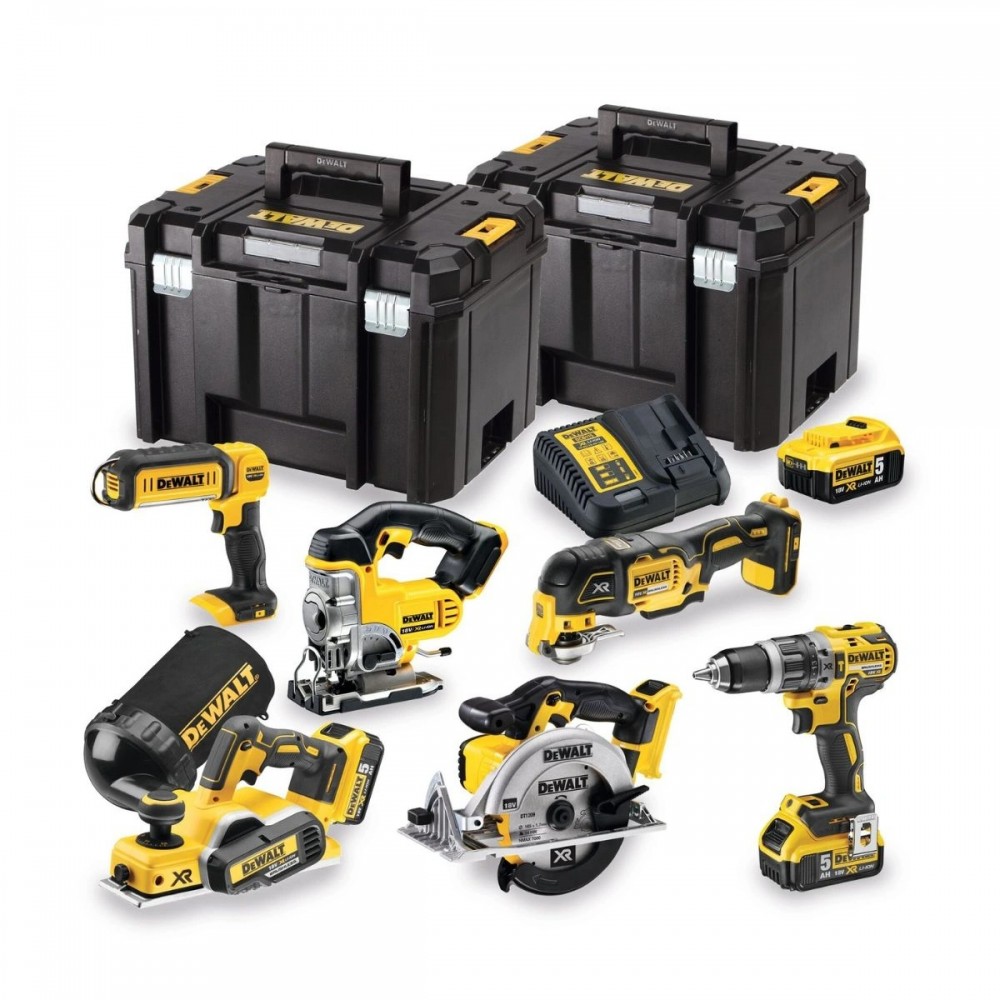 Комплект акумулаторни машини 18V, DeWalt DCK665P3T
