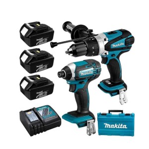 Комплект акумулаторни машини 18V LXT, Makita DLX2145X1