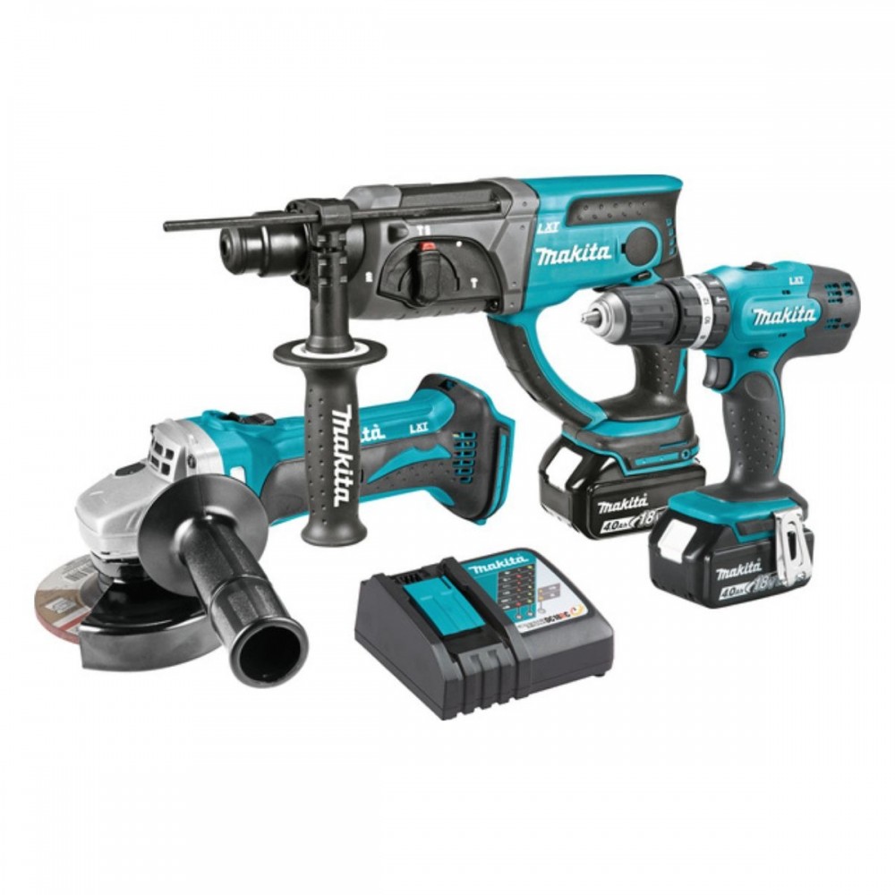 Комплект акумулаторни машини 18V LXT, Makita DLX3121M