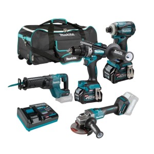 Комплект акумулаторни машини 40 V, (DF001G / TD001G / GA005G / JR001G), Makita DK0126G401