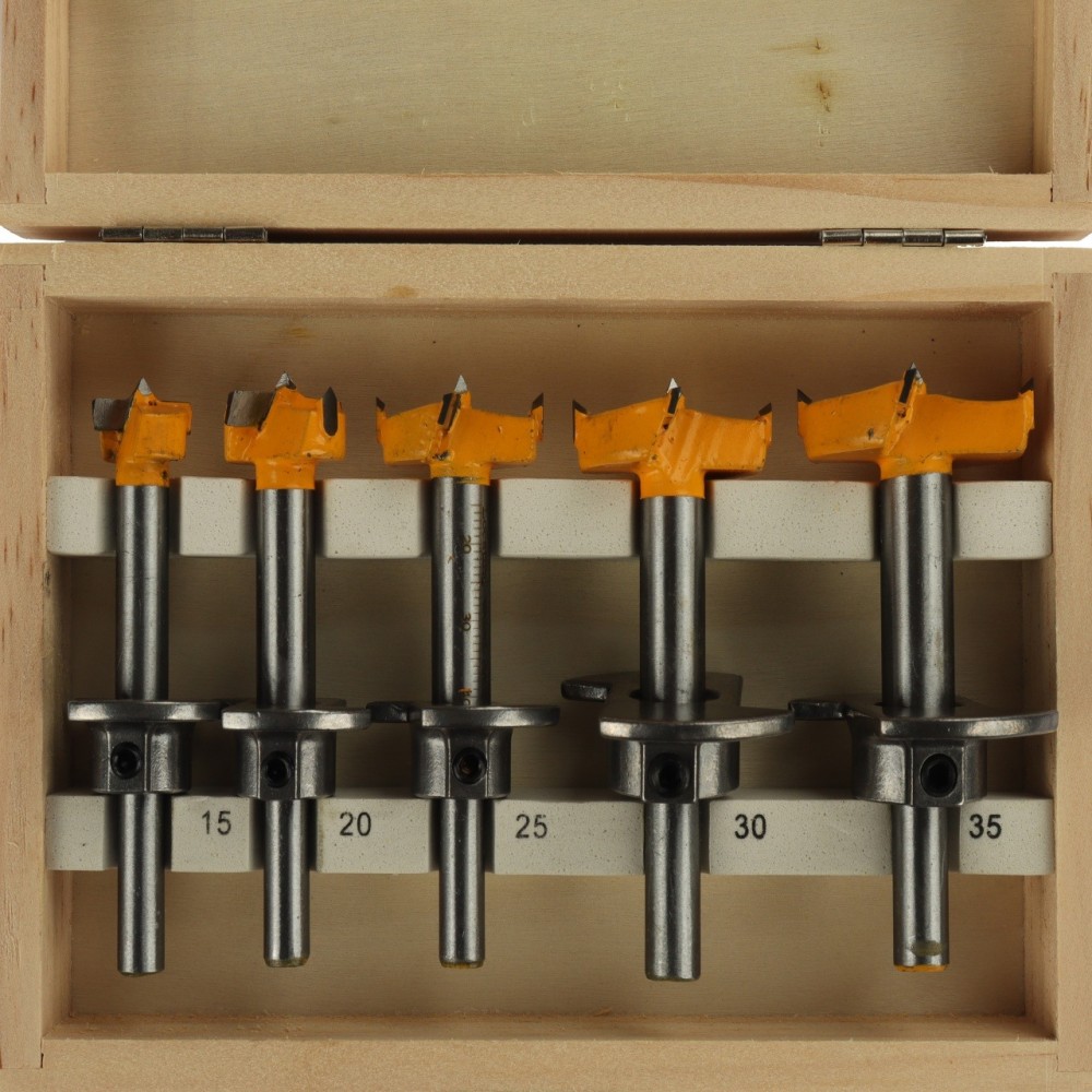 Комплект фрези Forstner 5 бр., 15-35 мм - RBF5