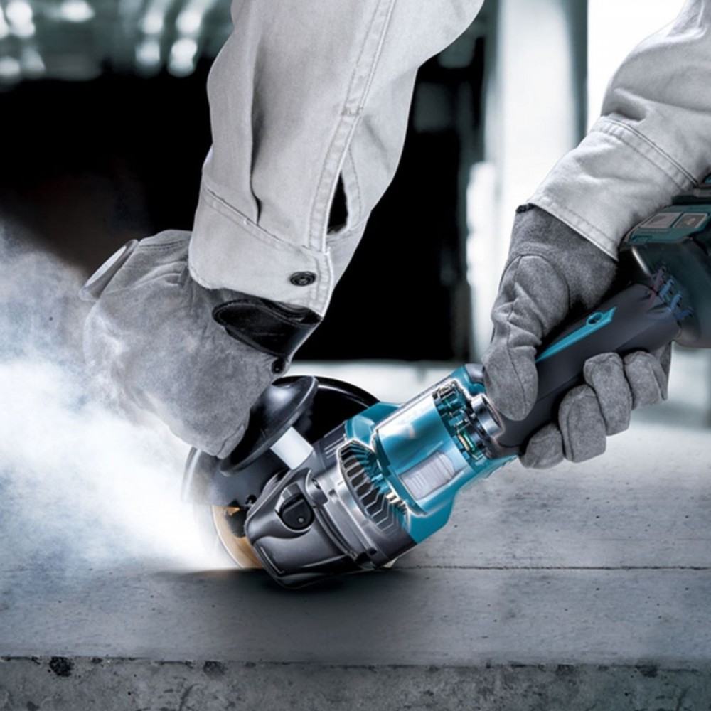 Комплект ъглошлайф 125 мм, Makita GA023GM201