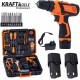 Комплект инструменти + акумулаторен винтоверт 35 части - KD3357
