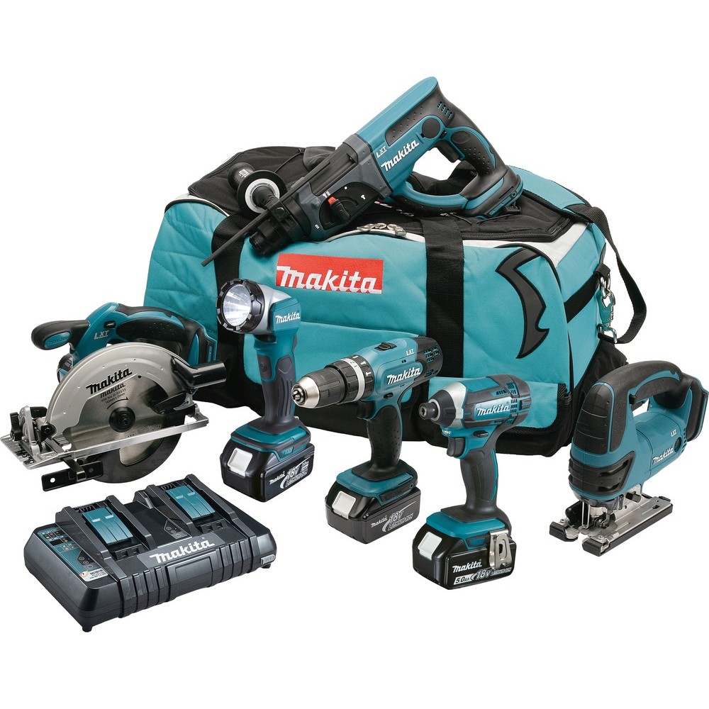 Комплект / кит акумулаторни инструменти, Makita DLX6068PT
