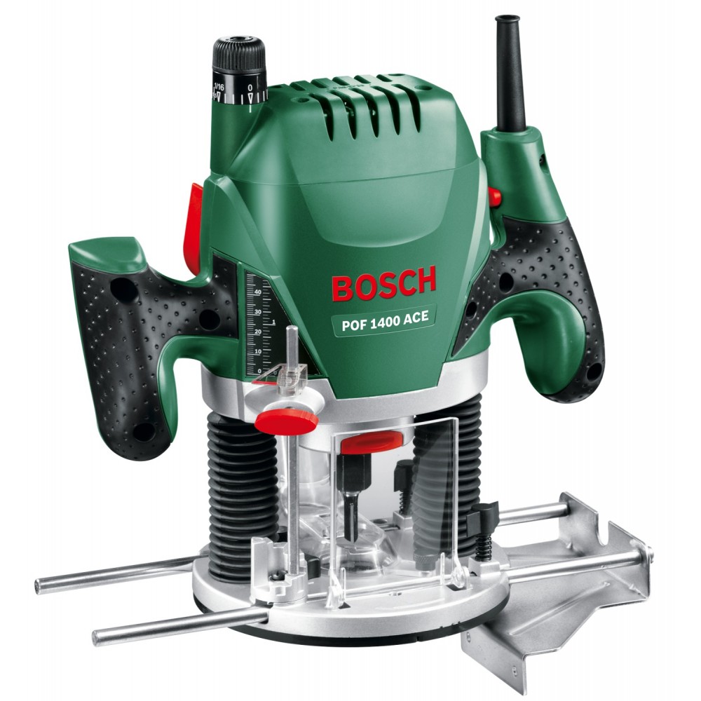Комплект оберфреза с фрезери 1400 W, 55 мм, 060326C801, Bosch POF 1400 ACE