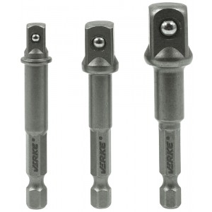 Комплект адаптори за преход към вложки, 1/2", 3/8", 1/4", 3 бр. - V39209