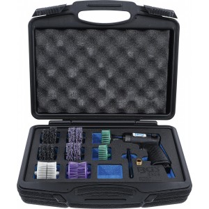 Комплект пневматична шлайфмашина с четки 17 части - BGS3328