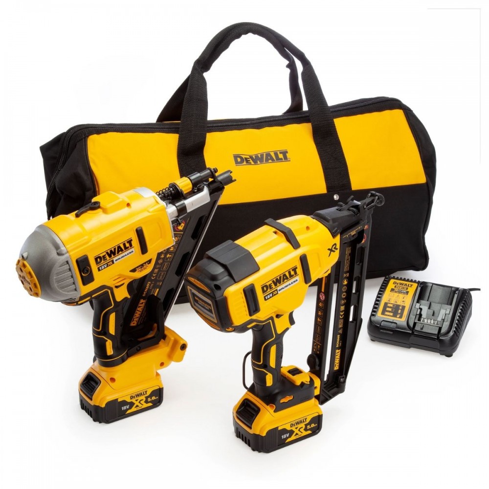 Комплект такери за дърво 18V, DeWalt DCK2046P2; DCN660; DCN692
