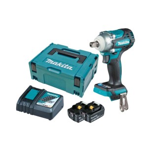 Комплект ударен гайковерт 330Nm 1/2″, Makita DTW301RTJ