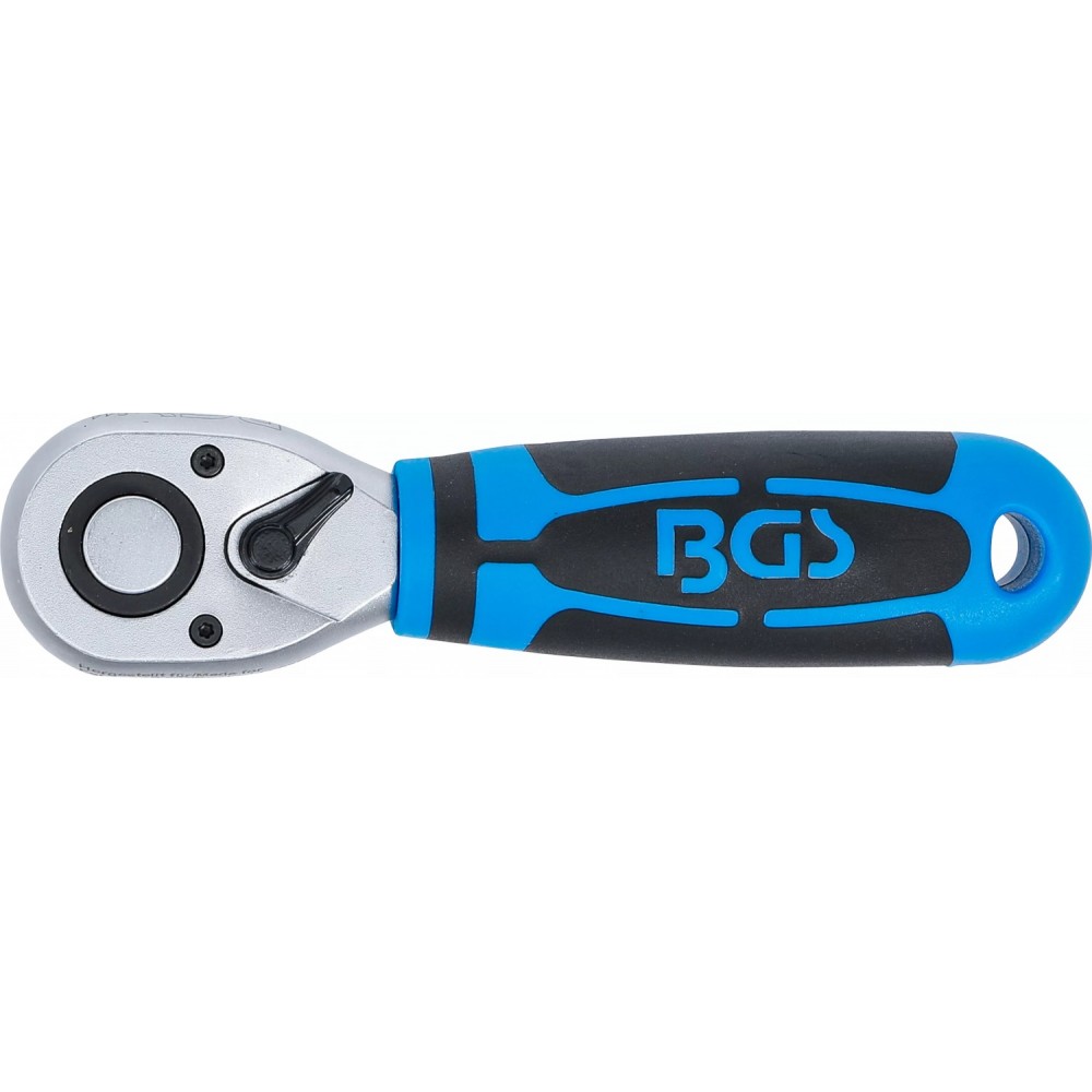 Мини реверсивна тресчотка (1/2"), 90 зъба, 170 mm - BGS644