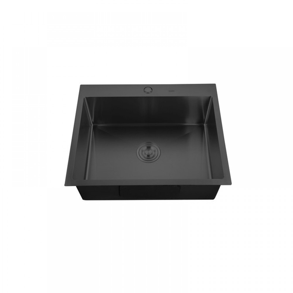 Кухненска мивка, Nano-Black (3.0/0.8), от неръждаема стомана - HM5045-215
