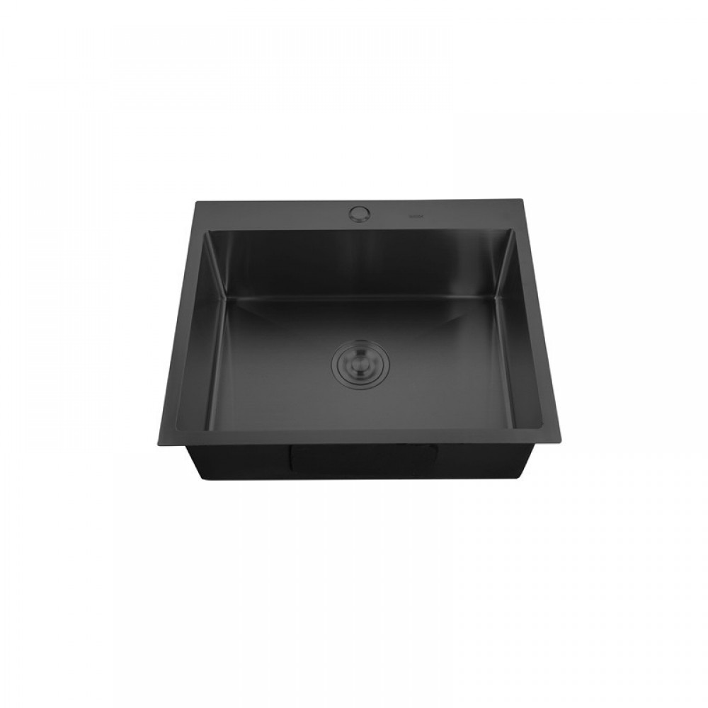 Кухненска мивка, Nano-Black (3.0/0.8), от неръждаема стомана - HM6050-215