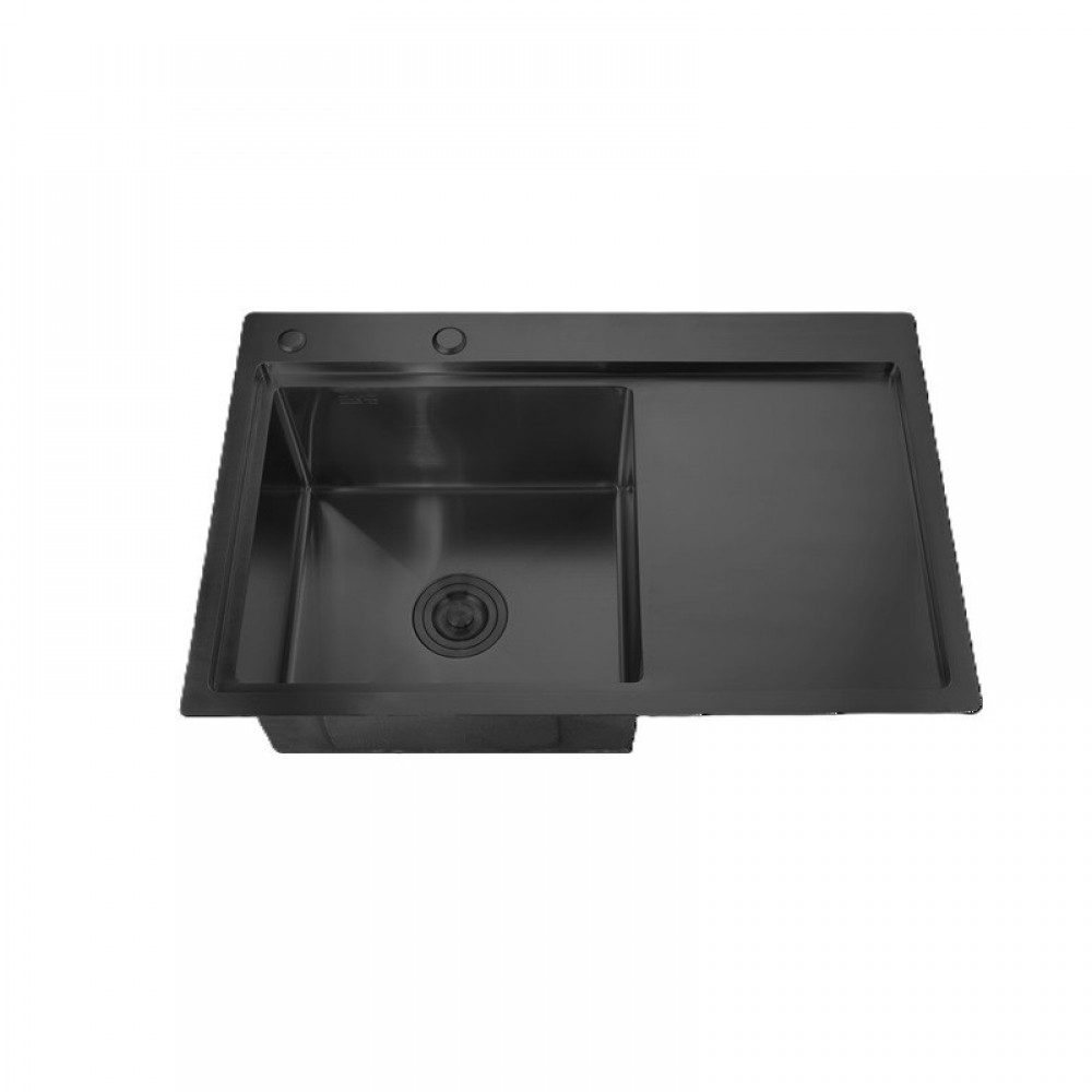 Кухненска мивкаq Nano-Black (3.0/0.8), от неръждаема стомана - HM7849L-215