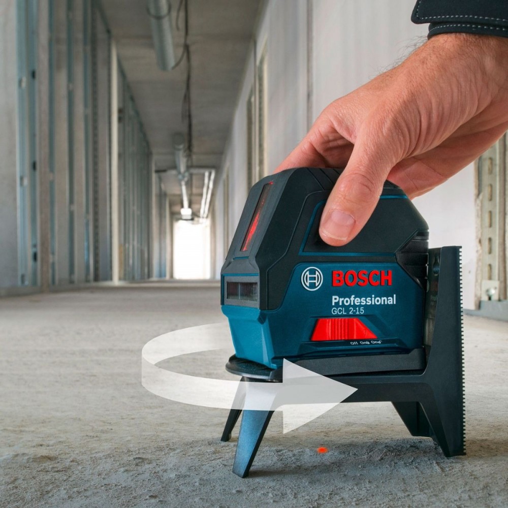 Лазер линеен-точков 15 м, IP54, 0601066E00, Bosch GCL 2-15 Professional