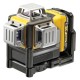 Лазерен линеен нивелир 360° 3 зелени лъча, 12 V, DeWalt DCE089D1G