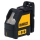 Лазерен линеен нивелир DeWalt DW088K+