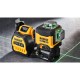 Лазерен нивелир 12-18V, 360 градуса, зелен лъч, DeWalt DCE089D1G18