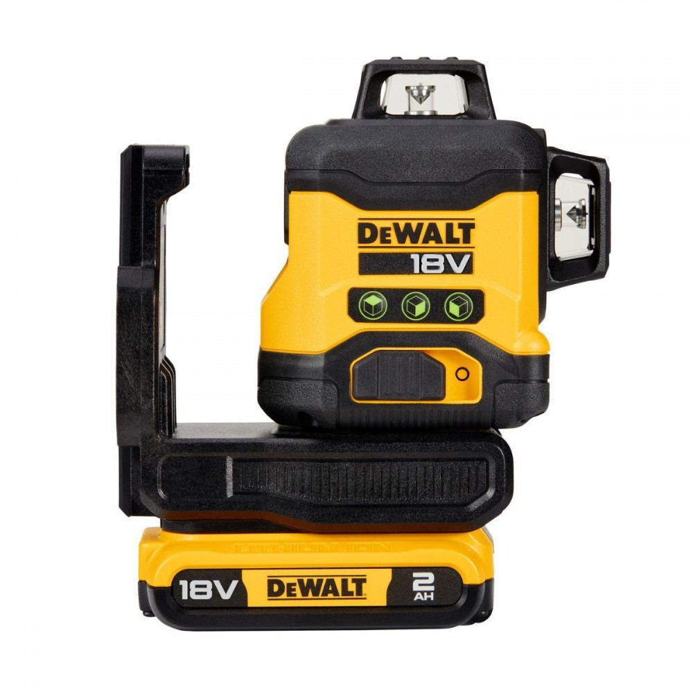 Лазерен нивелир 3×360° зелен лъч 18V XR Compact, DeWalt DCLE34031D1