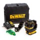 Лазерен нивелир 3×360° зелен лъч 18V XR Compact, DeWalt DCLE34031D1