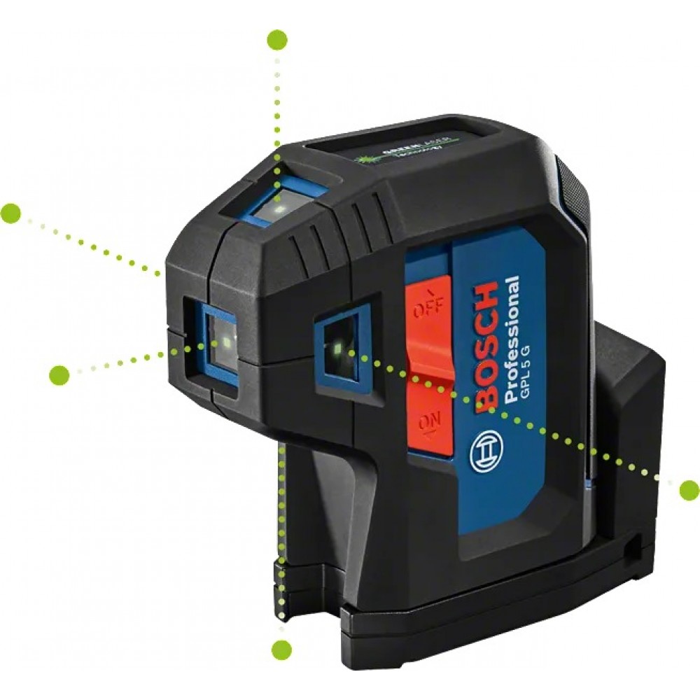 Лазерен нивелир 5-точков 30 м, 601066200, Bosch GPL 5