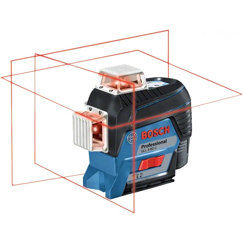 Лазерен нивелир, линеен, 0601063R03, Bosch GLL 3-80 C Solo + BM1