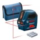 Лазерен нивелир, линеен, GLL 2 Professional, 10 м, Bosch GLL 2