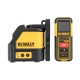 Лазерен нивелир с 2 зелени лъча 20 м, 0.3 мм/м + Лазерна ролетка, DeWalt DW0889CG; DW099E