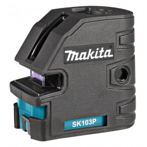 Лазерен нивелир с 3 лъча 15 м, 0.3 мм/м линеен, Makita SK103PZ
