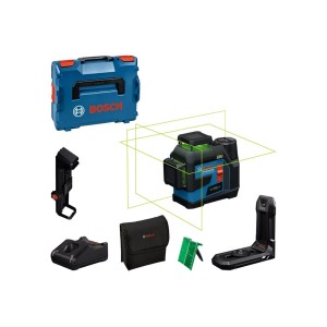 Лазерен нивелир, зелен, 30 м, 0601065401, Bosch GLL12V-100-33 CG
