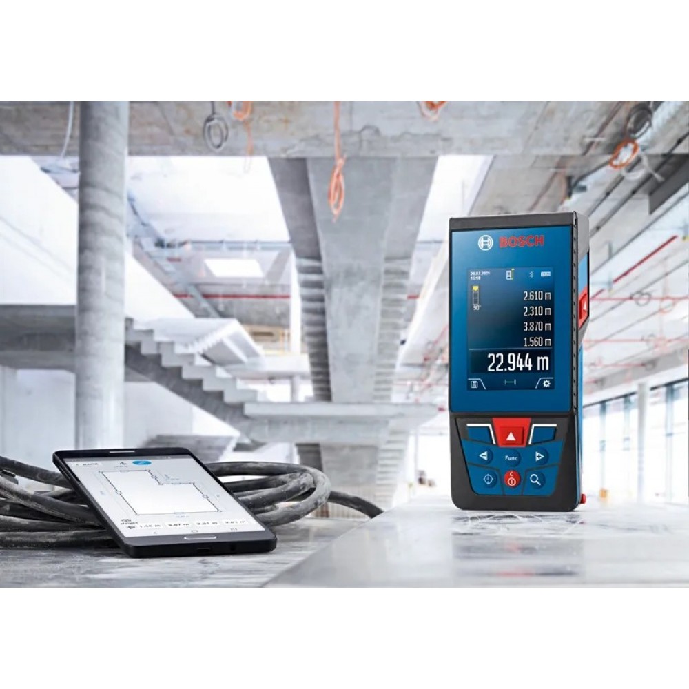 Лазерна противоударна ролетка 100 м, 601072700, Bosch GLM 100 C Professional