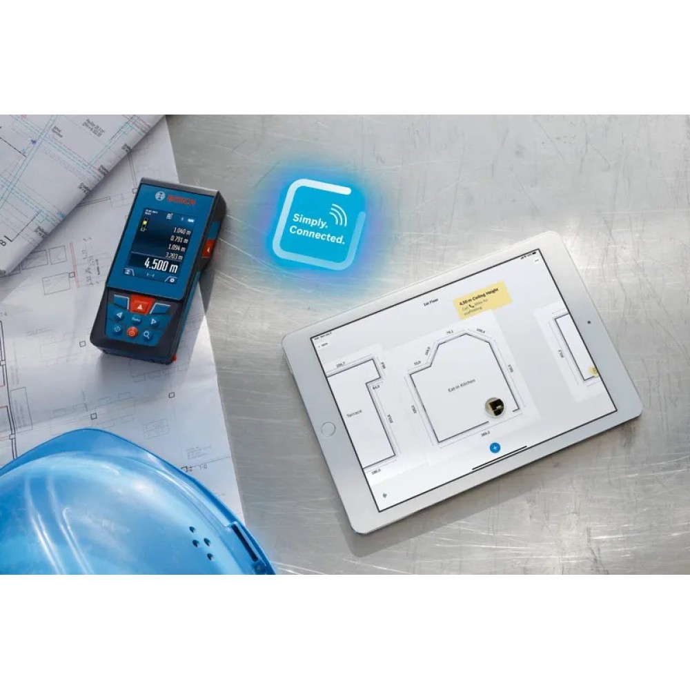 Лазерна противоударна ролетка 100 м, 601072700, Bosch GLM 100 C Professional