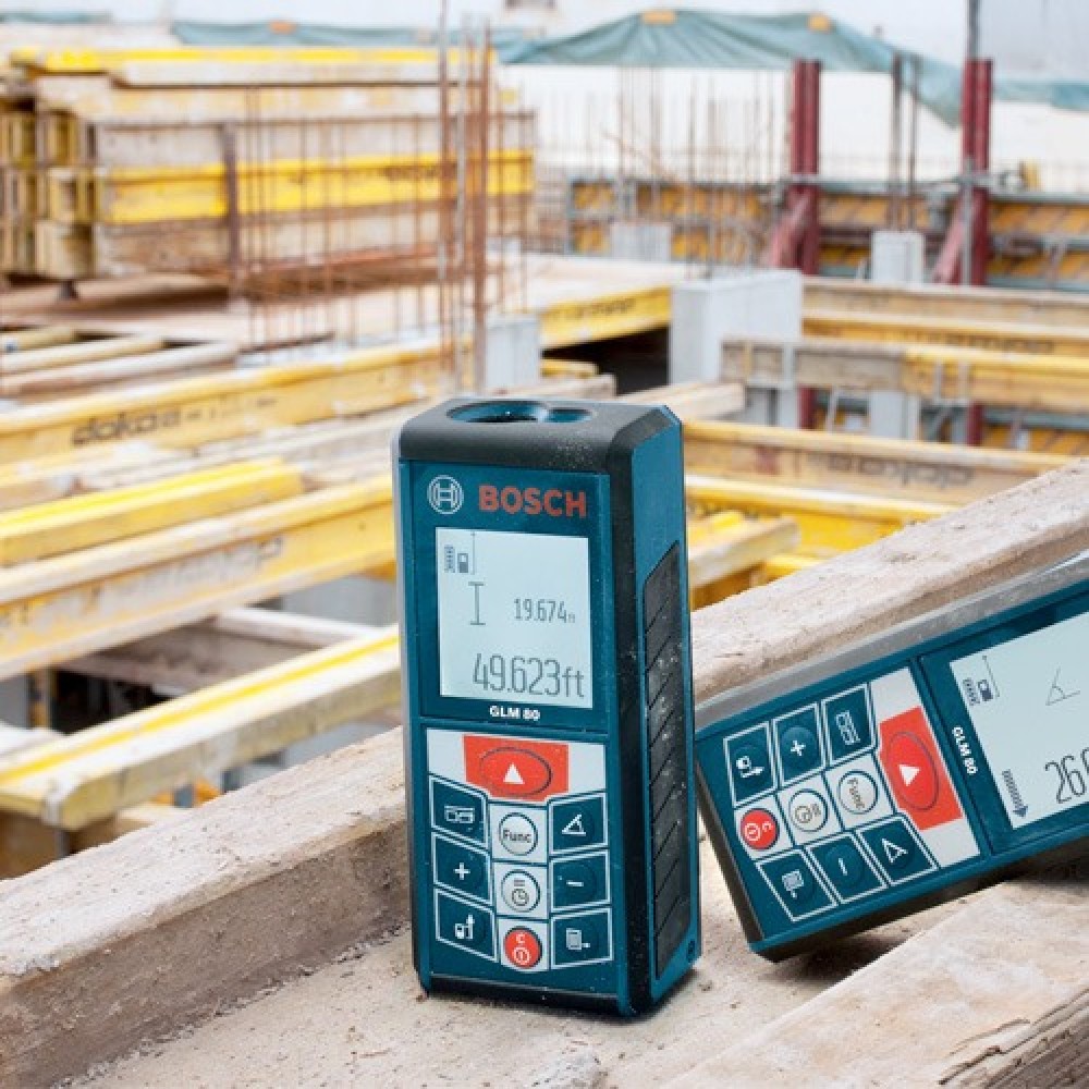 Лазерна противоударна ролетка, 80 м, 601072300, Bosch GLM 80