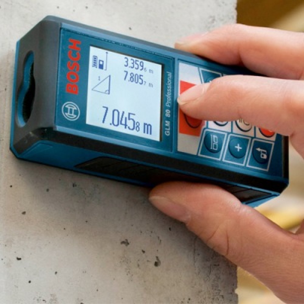 Лазерна противоударна ролетка, 80 м, 601072300, Bosch GLM 80