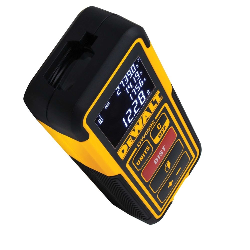 Лазерна ролетка 30 м противоударна с LCD дисплей, DeWalt DW099S