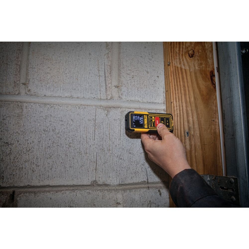 Лазерна ролетка 30 м противоударна с LCD дисплей, DeWalt DW099S