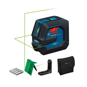 Линеен лазерен нивелир 0601065600, зелен, 2 линии, Bosch GLL 20-22 G