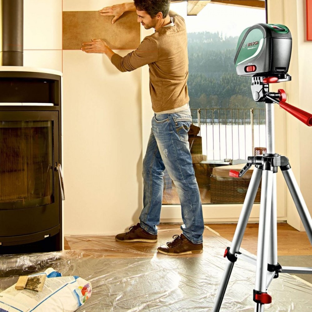 Линеен лазерен нивелир 2 линии, Bosch UniversalLevel 2 Set