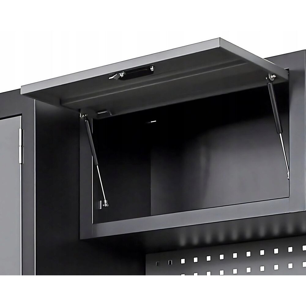 Шкаф за гараж и работилница, 200 см, рафт, гардероб, 3D INOX плот - TA199