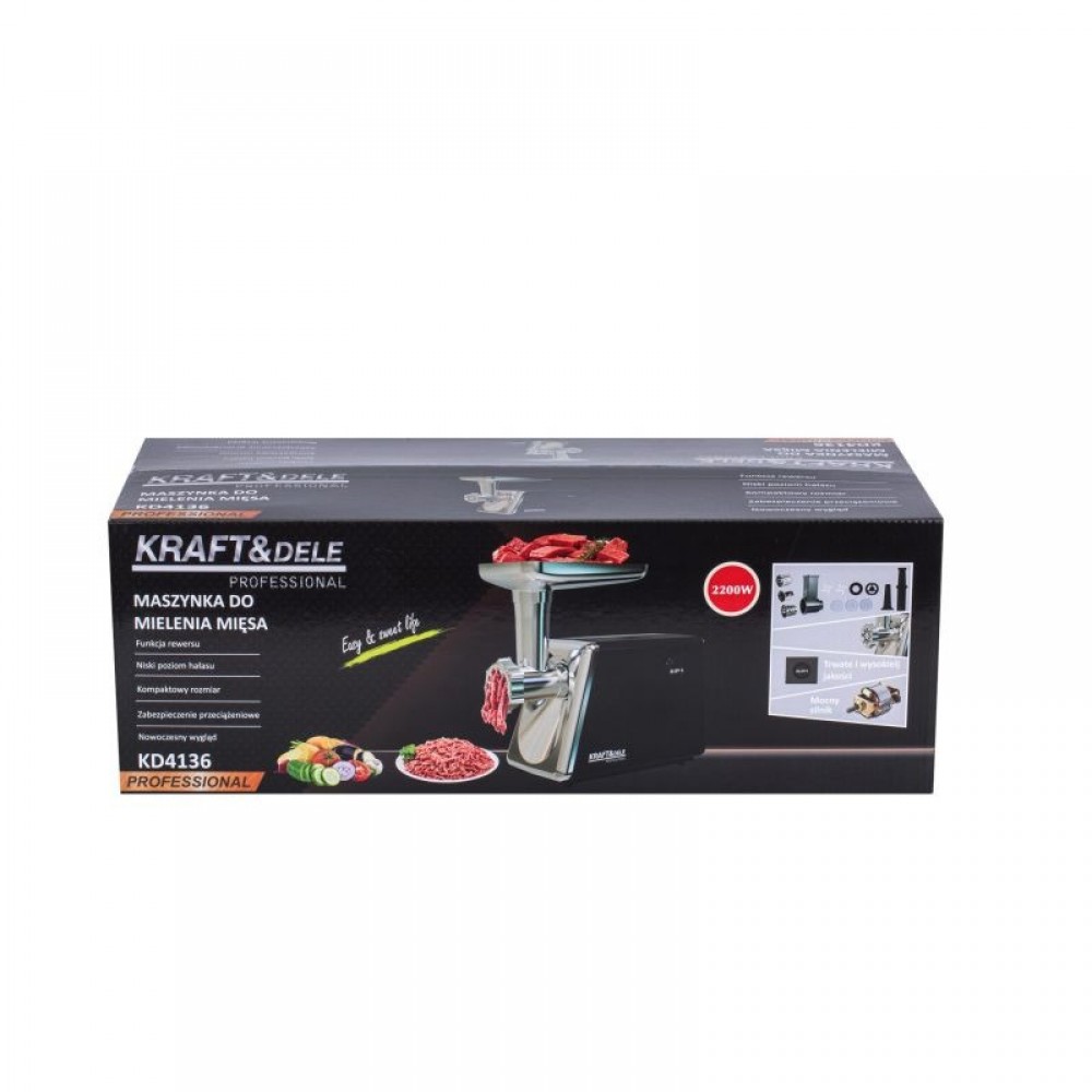Електрическа месомелачка Kraft&Dele 2200W KD4136