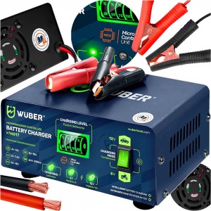Микропроцесорно зарядно устройство за акумулатори 6-12 V 15A - W14017