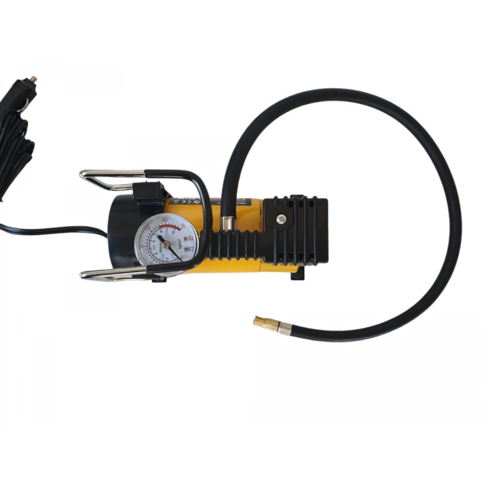 Мини компресор с аксесоари, 12V, 190W, 35 л/мин, 3 м. - RK190