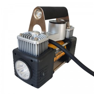 Мини компресор с аксесоари, 12V, 400W, 80 л/мин, 3 м. - RK400