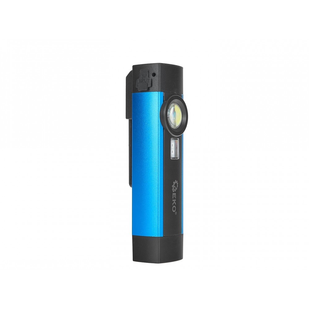 Мултифункционален фенер с магнит и UV, 300 lm, 2000 mAh, 5 W - G15125