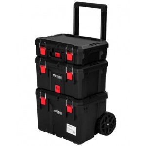 Комплект куфари с транспортни колела, 3 броя - KD1077